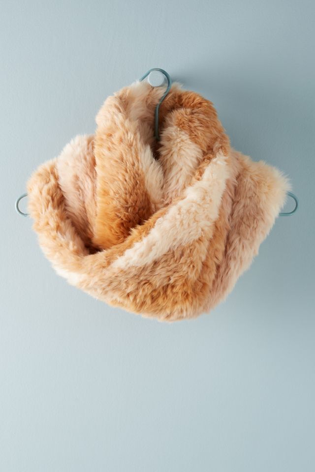 Renata Faux Fur Cowl Scarf #1