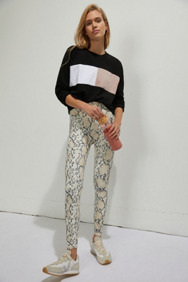 レッグウェア SHARE SPIRIT Lace up python leggings 58716358_015_b