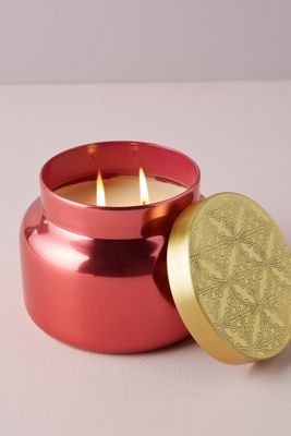 Capri Blue Giant Volcano Metal Jar Candle