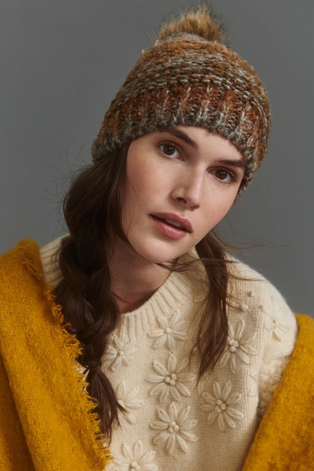 Marley Pommed Beanie | Anthropologie