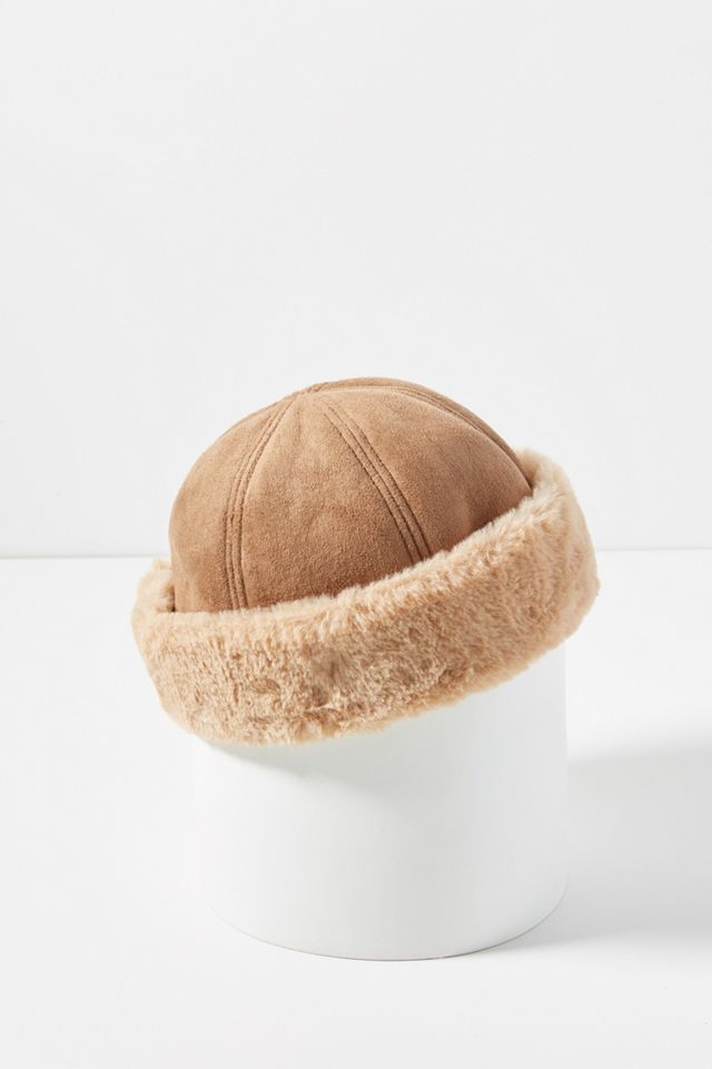 Sueded Sherpa Beanie #2