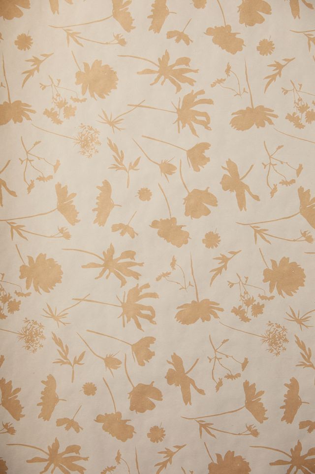 Botanical Kraft Wrapping Paper #1