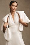NVLT Mink Faux-Fur Double-Breasted Coat