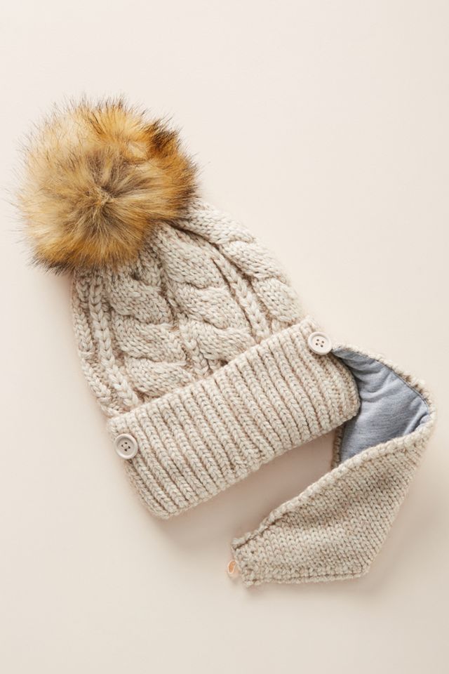 Norah Beanie + Reusable Face Mask Set | Anthropologie display picture 3