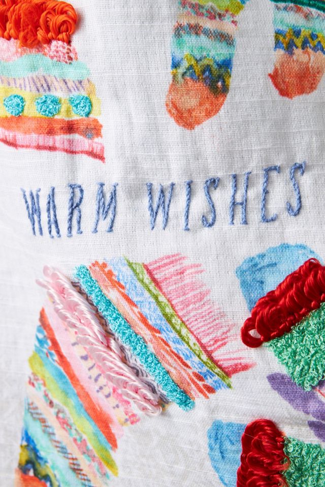 Warm Wishes Dish Towel #1