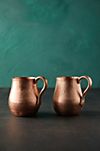 Copper Mugs, Set of 2