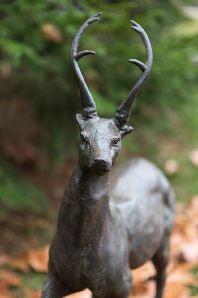 Alpine Stag Finial Pair #3