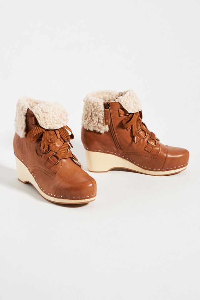 Kelsi Dagger Brooklyn Lace-Up Clog Boots #1