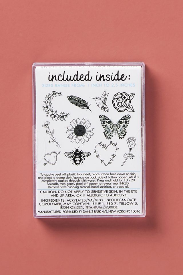 Nature Temporary Tattoos, Set of 16 #2