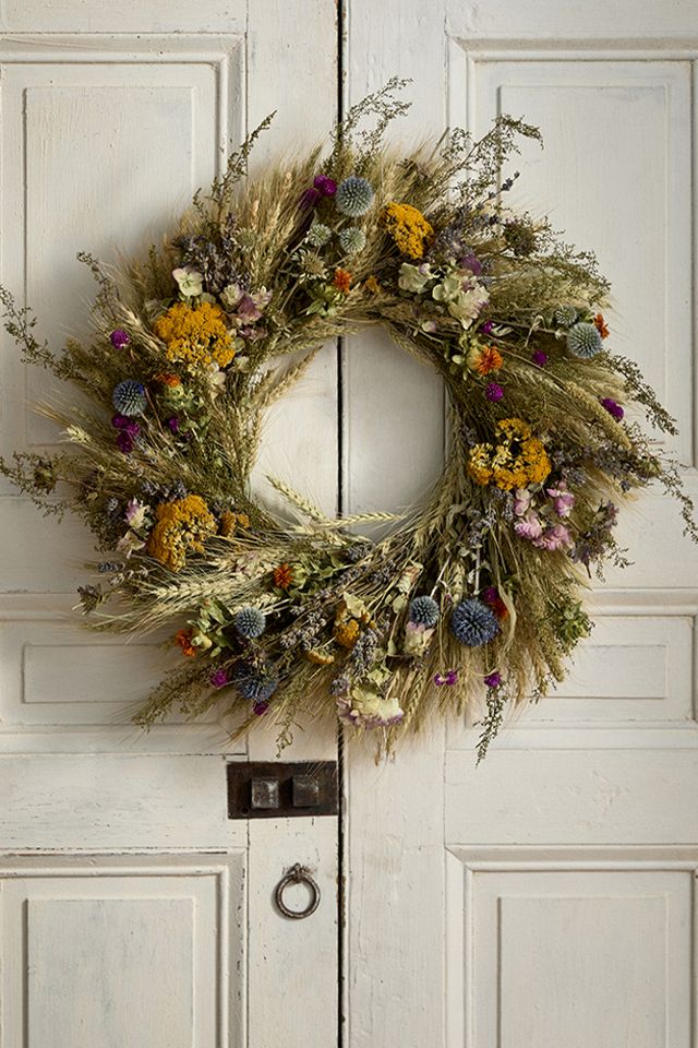 Preserved Perennial Garden Wreath | Terrain