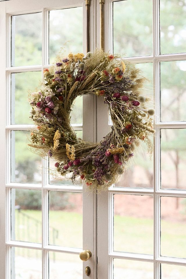 Preserved Perennial Garden Wreath #4