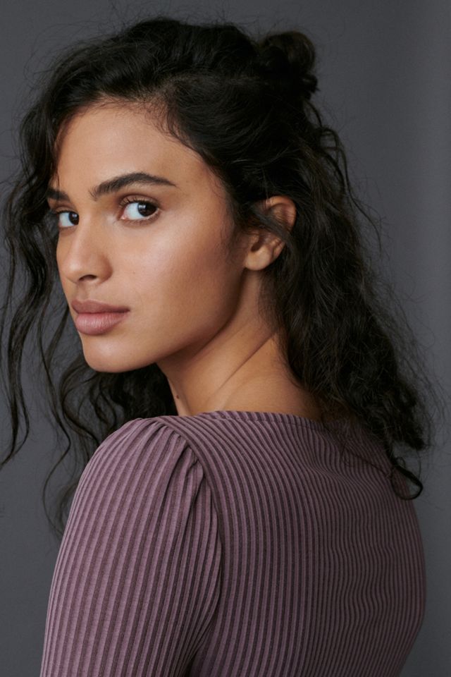 Ribbed Scoop Neck Top #2