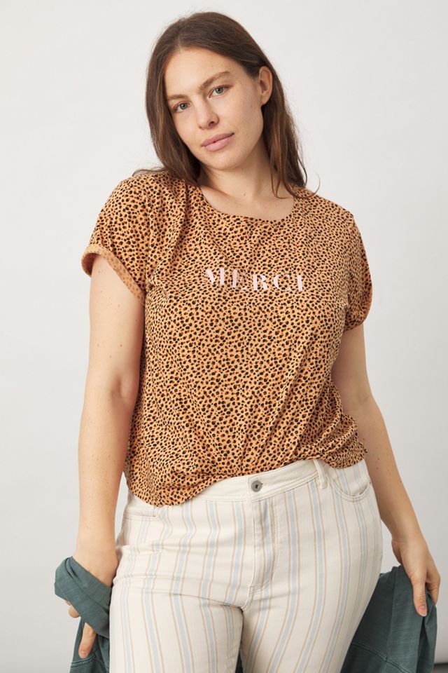 Merci Spotted Graphic Tee #5