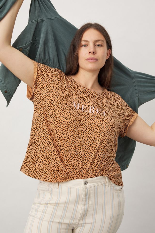 Merci Spotted Graphic Tee #4