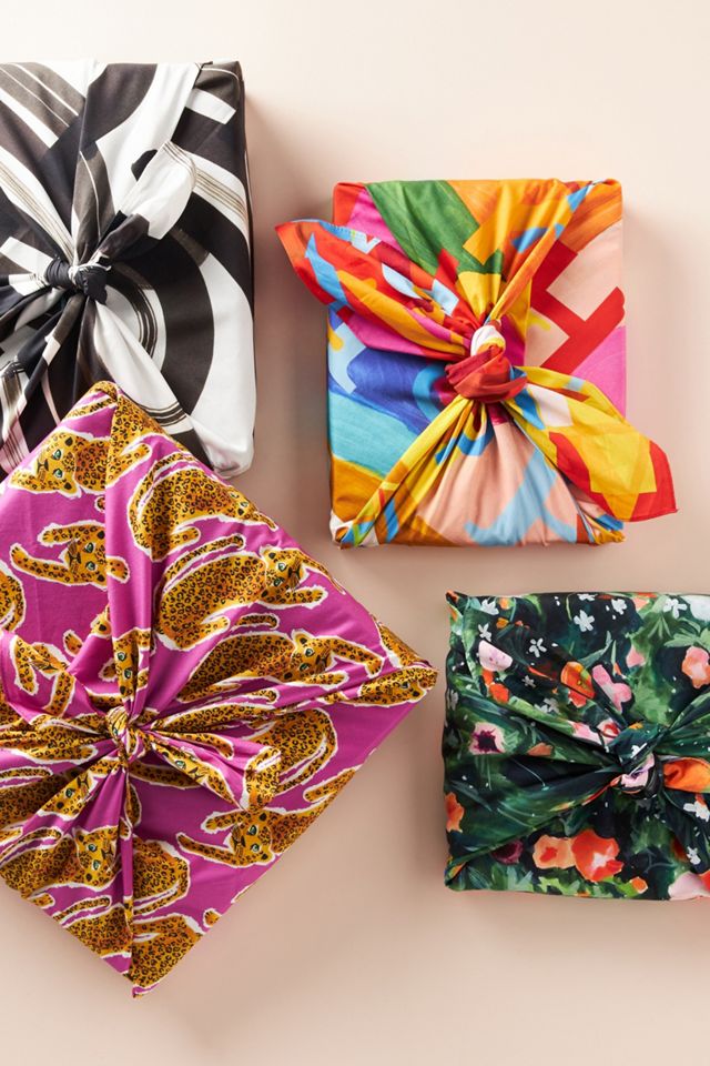 Furoshiki Holiday Wrapping Cloth | Anthropologie