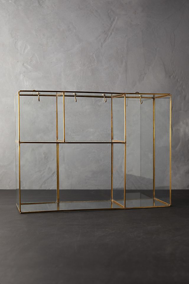 Brass Wall-Mounted Collection Display Box