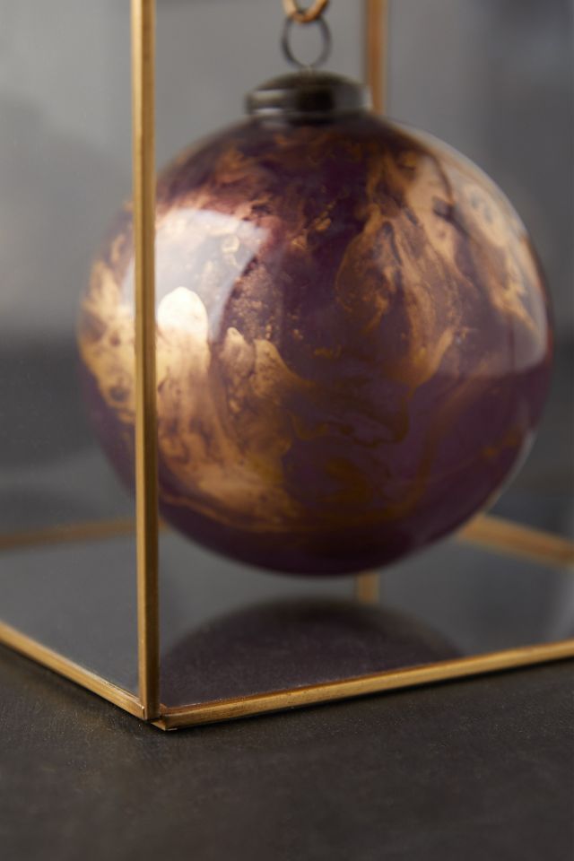 Wall-Mounted Brass Display Box, Cube #3