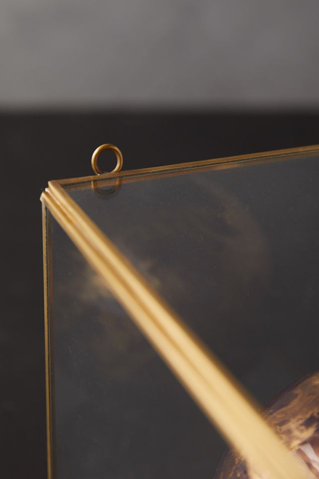 Wall-Mounted Brass Display Box, Cube #4