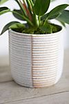 Colorblock Lines Ceramic Pot, Small #3