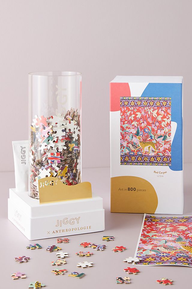 Jiggy for Anthropologie Puzzle and Glue Set | Anthropologie