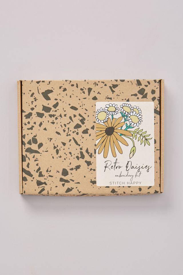 Retro Daisies Embroidery Kit #1
