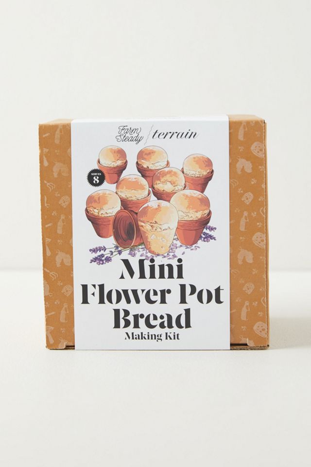 Mini Flower Pot Bread Kit, Set of 8 #2