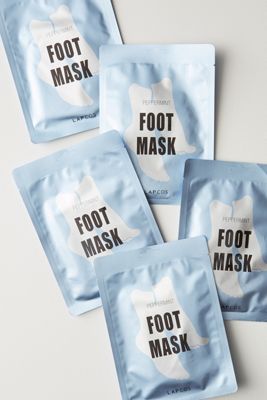 Lapcos Peppermint Foot Mask Set