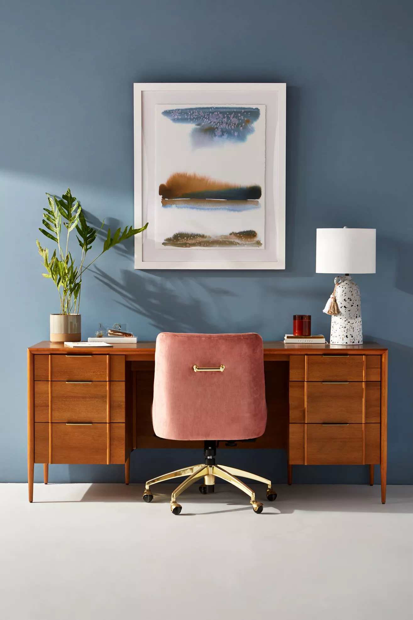 Quincy Wood Executive Desk