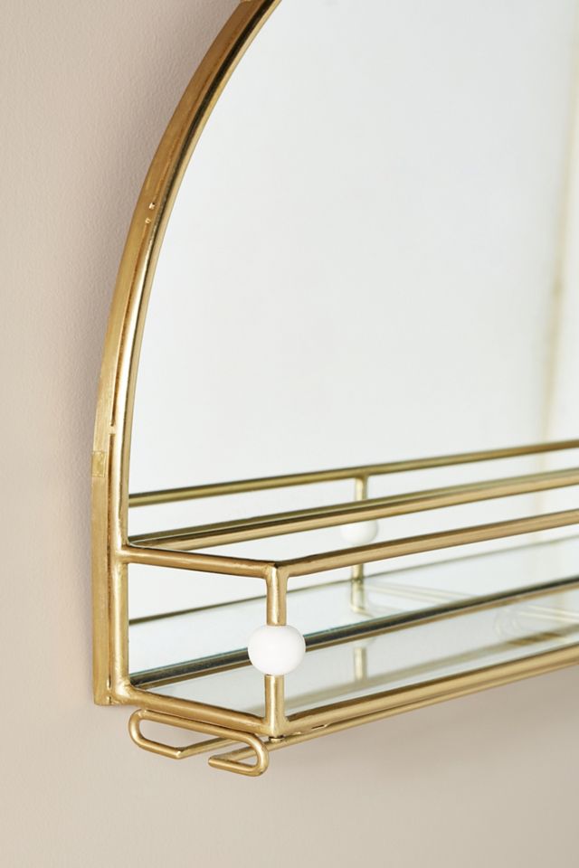 Melanie Mirrored Bar Shelf #2