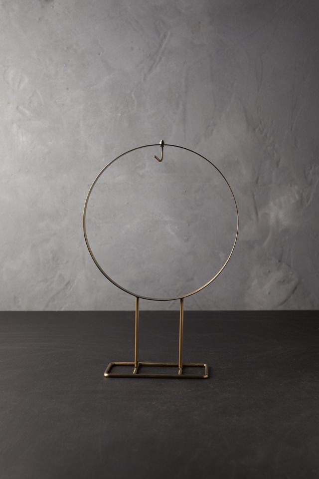 Tabletop Brass Wreath Base #2