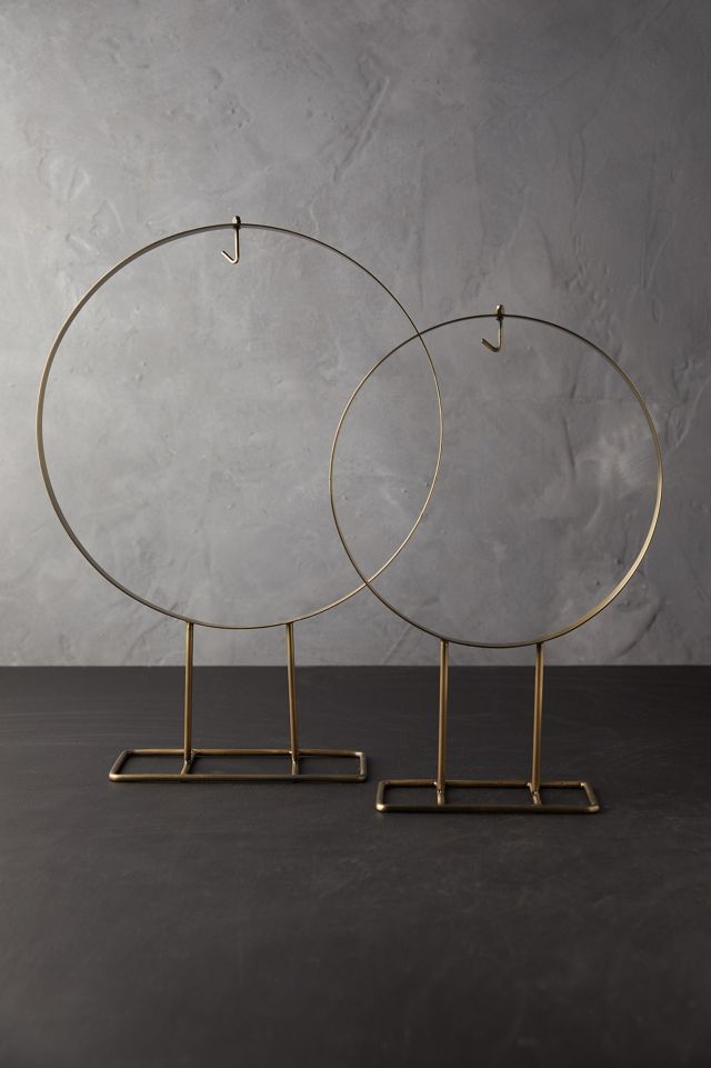 Tabletop Brass Wreath Base #4