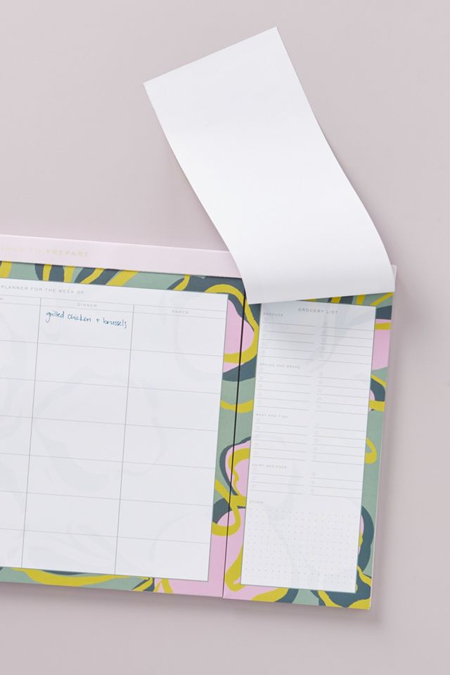 Weekly Meal Planner Notepad #1