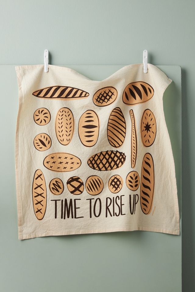 Calhoun & Co. Rise Up Bread Dish Towel