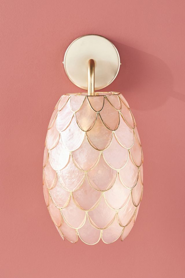 Phillipa Capiz Sconce Wall Light #2