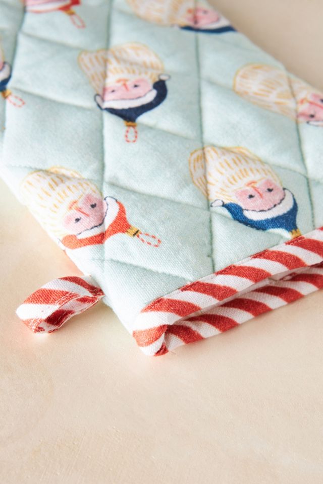 George & Viv Kris Kringle Oven Mitt #1