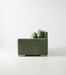 Sunday Modular Leather One-Arm Loveseat