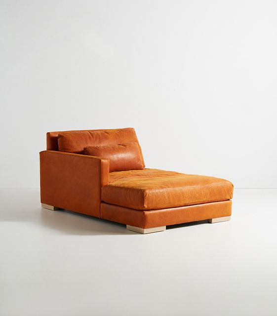 Chaise leather lounge online chair