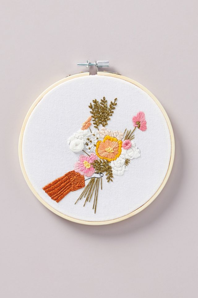 Galentine Bouquet Embroidery Kit #1