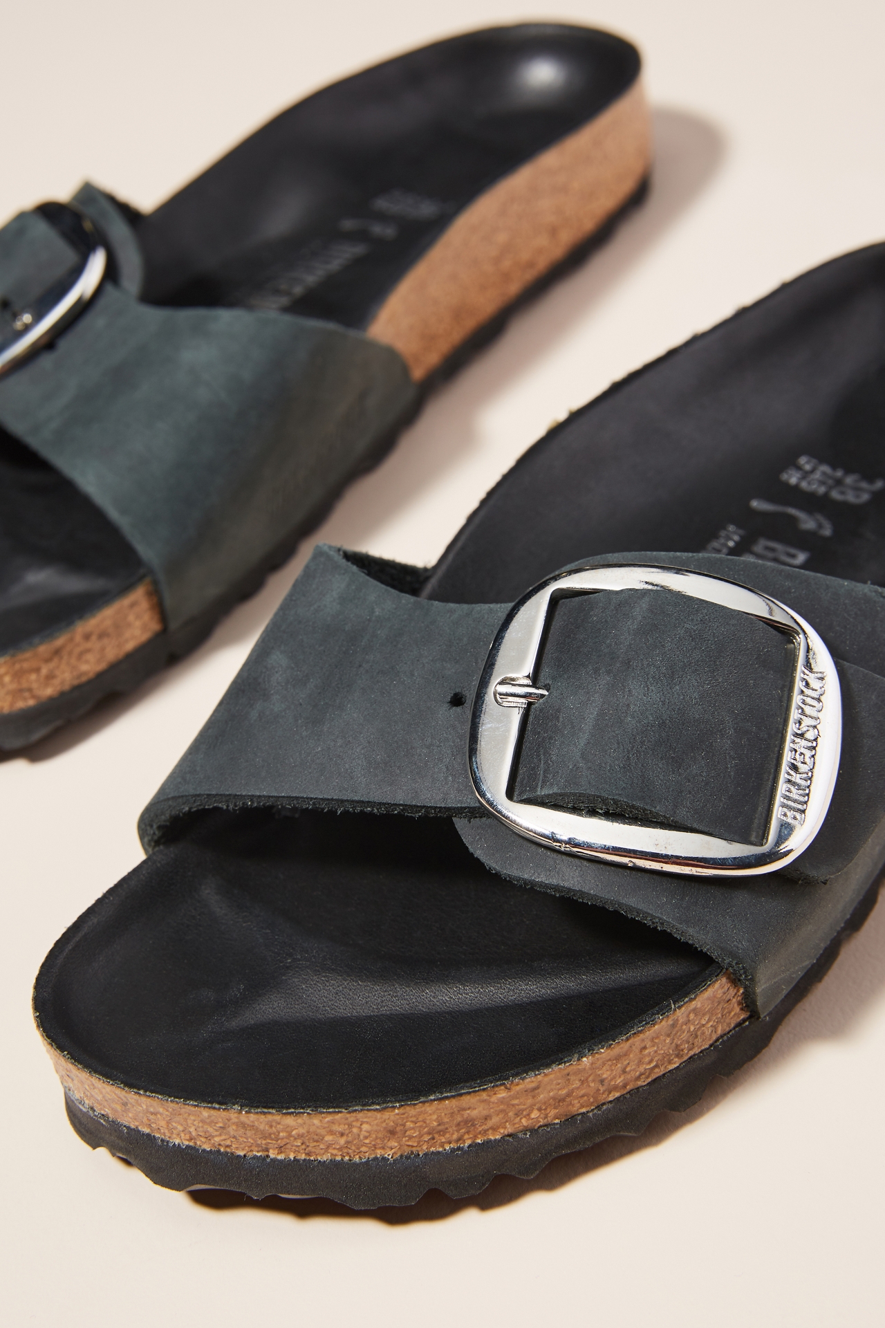 Birkenstock Madrid Big Buckle Nubuck Sandals