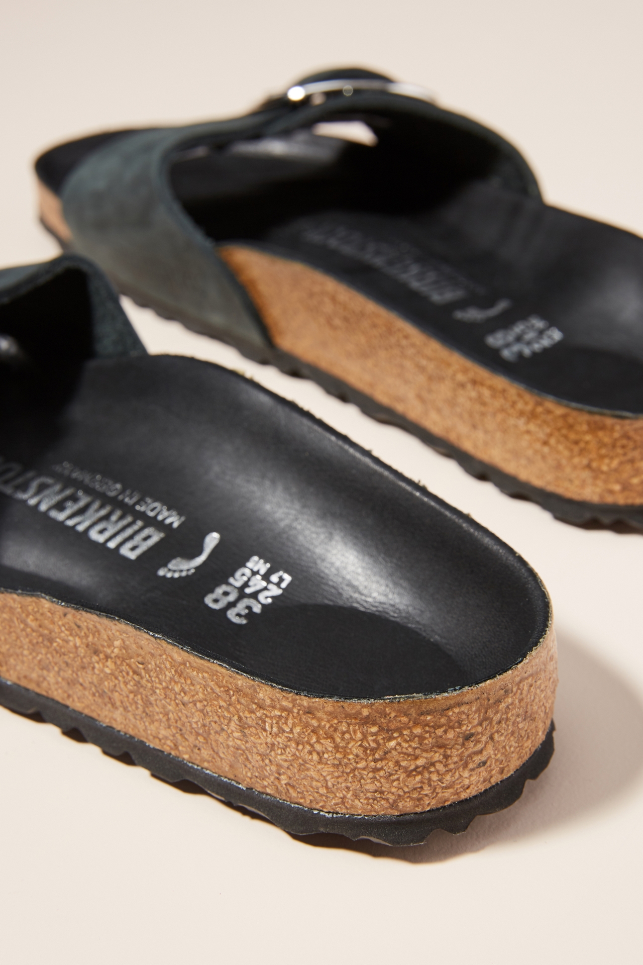 Birkenstock Madrid Big Buckle Nubuck Sandals