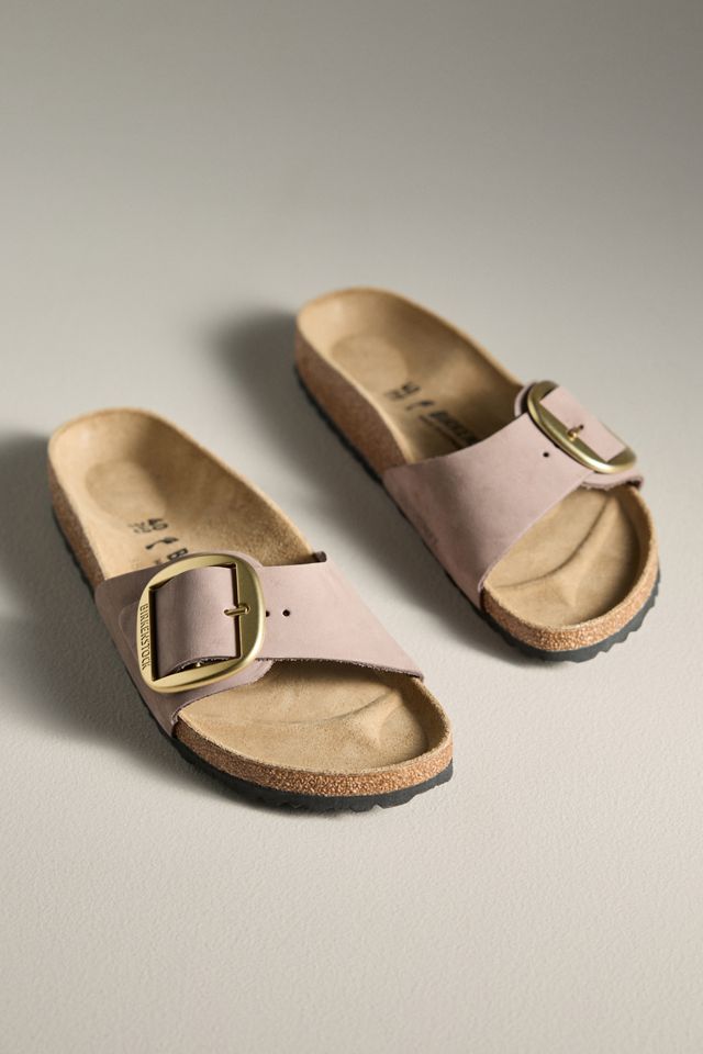 Birkenstock Madrid Big Buckle Nubuck Sandals #1