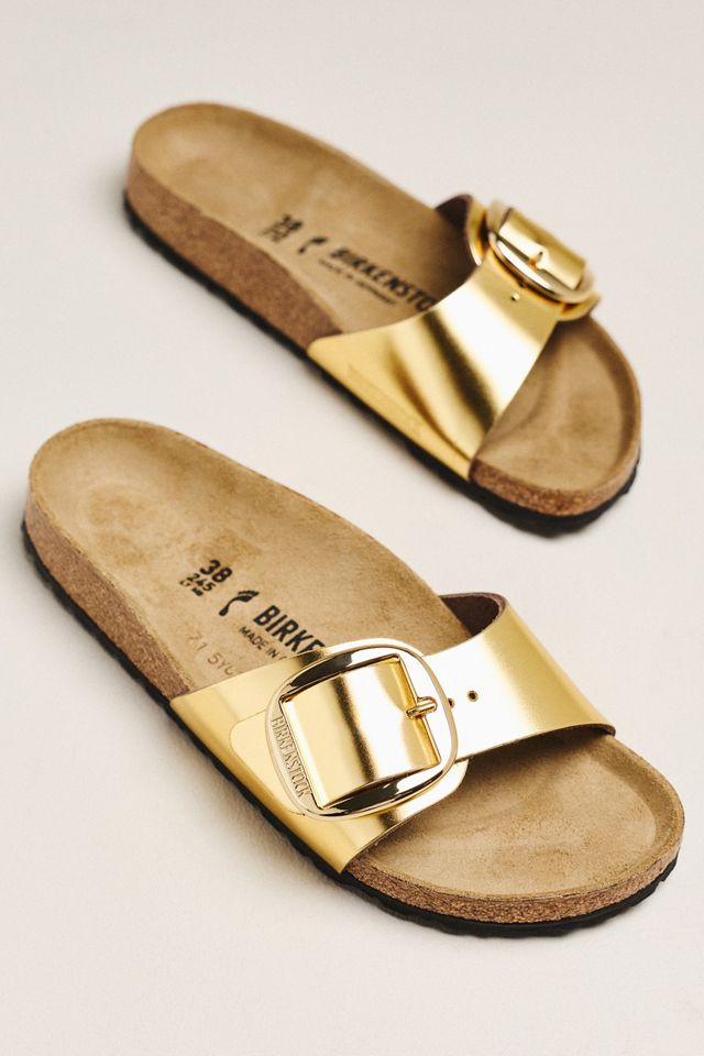 Birkenstock Madrid Big Buckle Nubuck Sandals #1