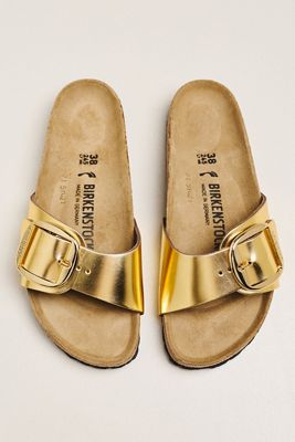 Birkenstock Madrid Big Buckle Nubuck Sandals