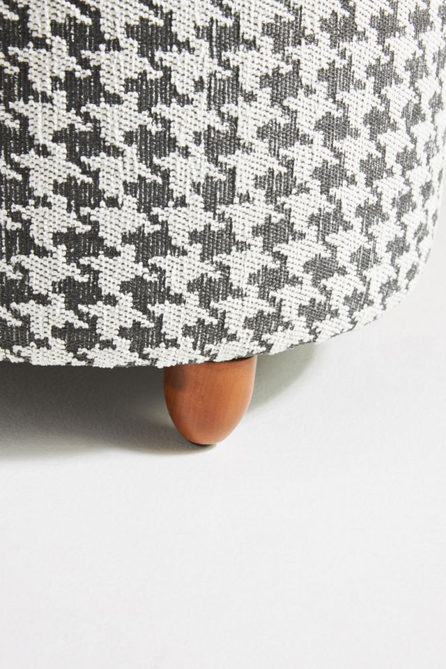 Houndstooth Louise Storage Ottoman #2