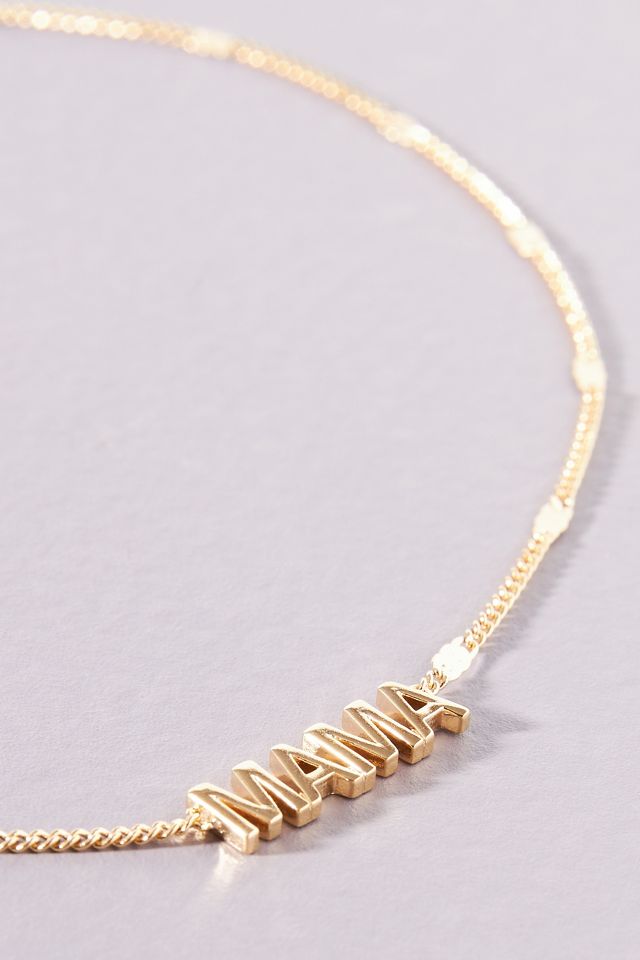 Anthropologie deals mama necklace