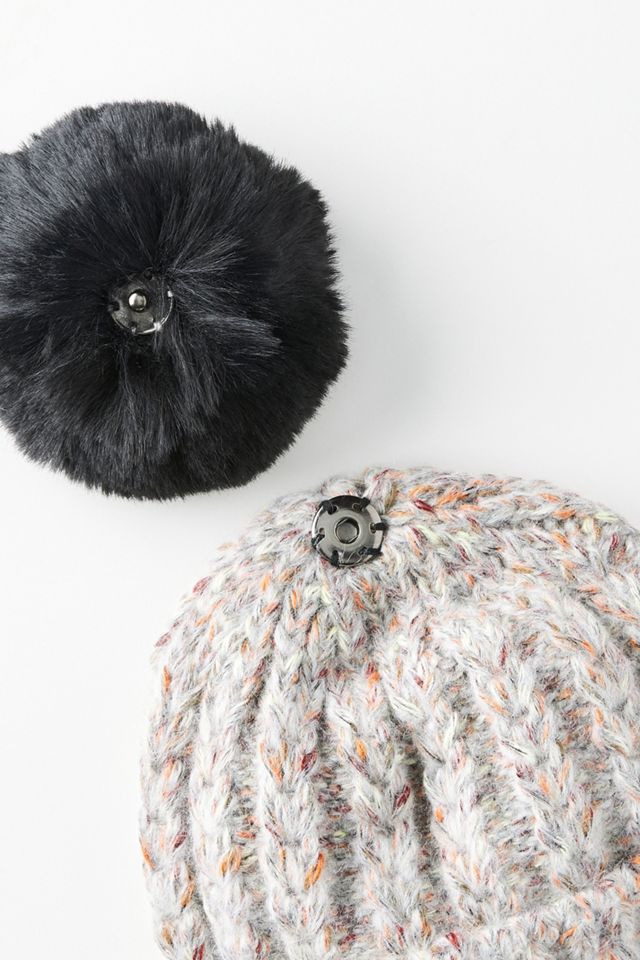 Pick-A-Pom Faux Fur Topper #2