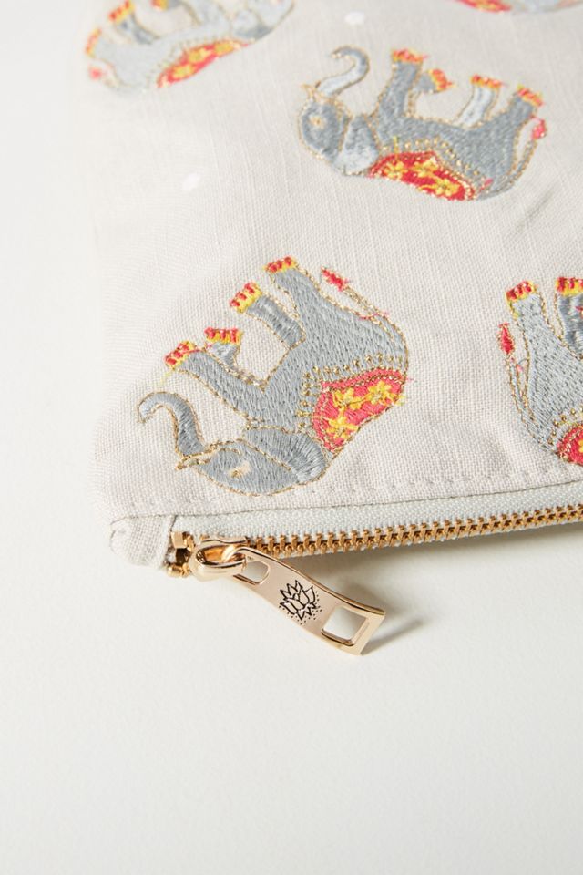 Elephant Velvet Pouch #2