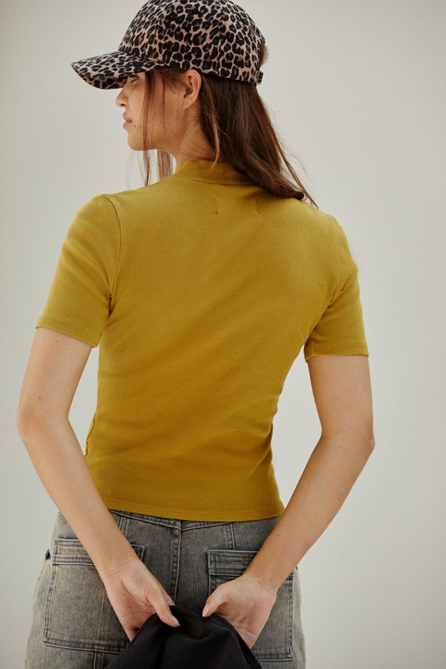 Mason Ribbed Mock Neck Top #2