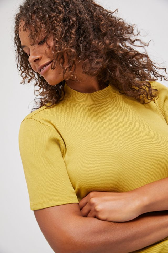 Mason Ribbed Mock Neck Top #5