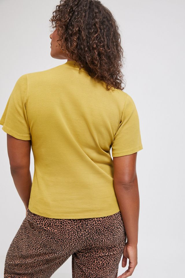 Mason Ribbed Mock Neck Top #7